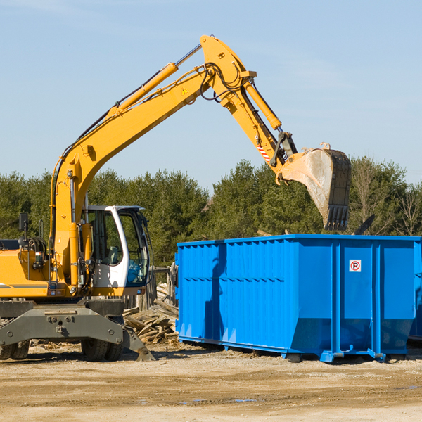 what happens if the residential dumpster is damaged or stolen during rental in Bunker Hill Oregon